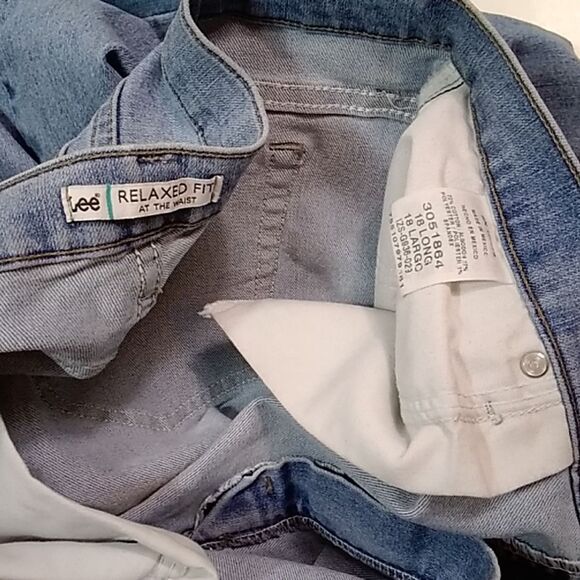 Lee Relaxed Fit At The Waist Women's Jeans Size Plus 18 Long - Picture 7 of 15